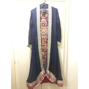 Fancy embroidery Gown